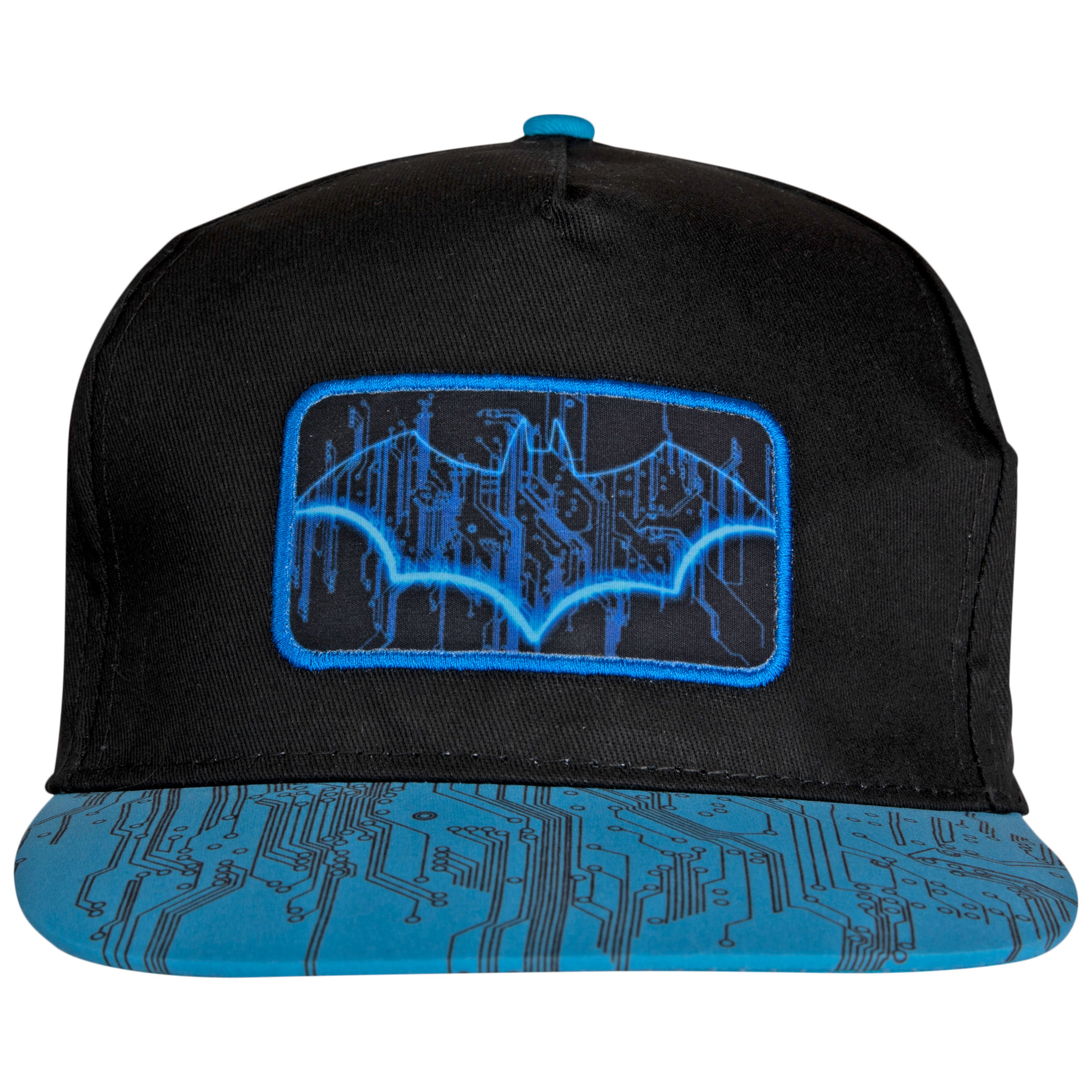 Batman Blue Bat Symbol Snapback Hat